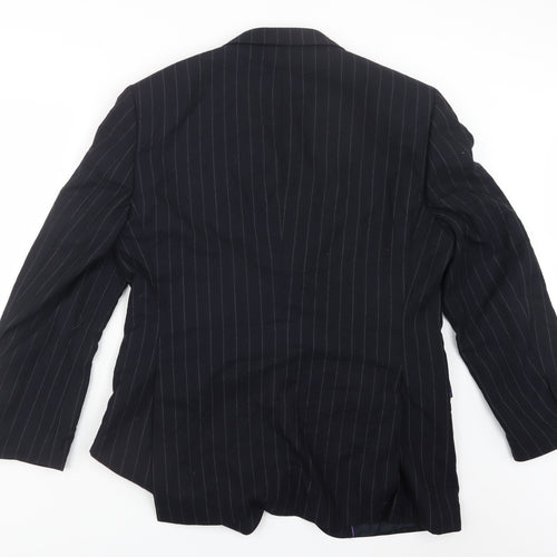 NEXT Mens Blue Striped  Jacket Suit Jacket Size 40