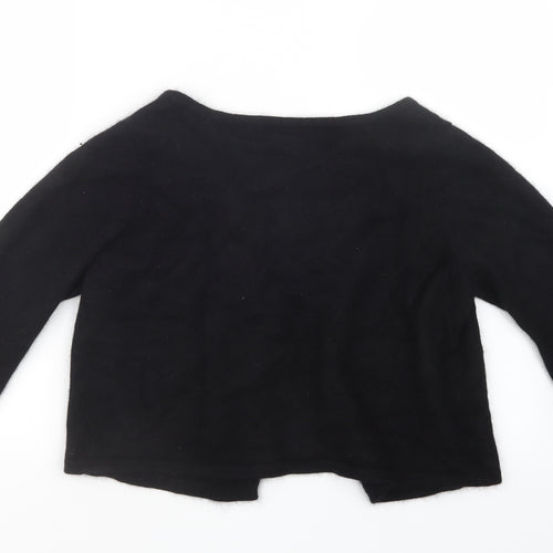 Autograph Womens Black  Knit Cardigan Jumper Size 18