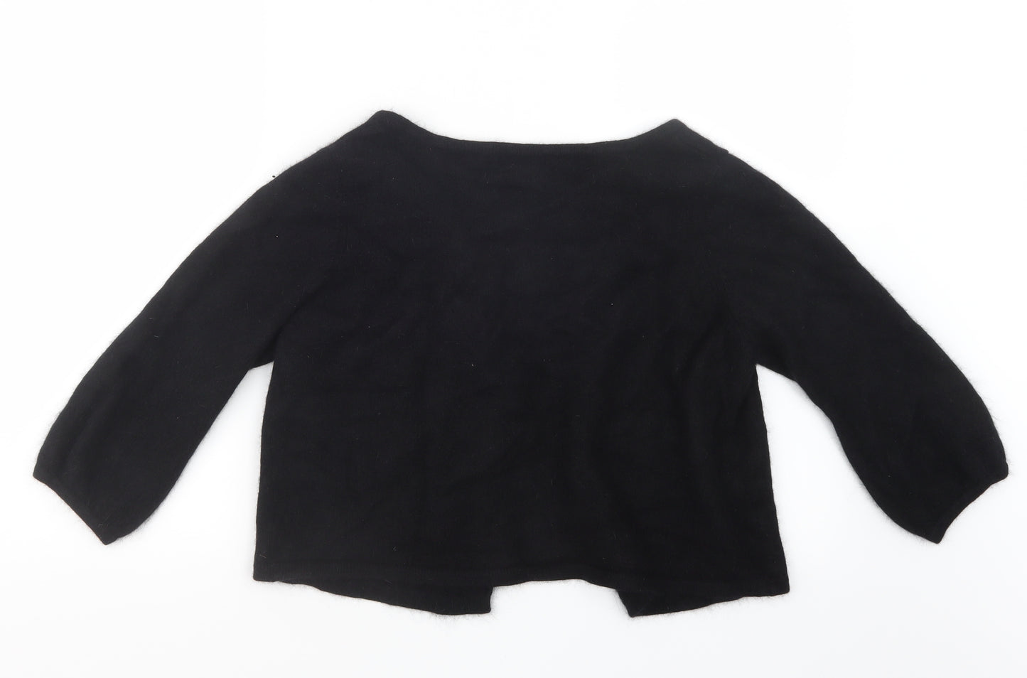 Autograph Womens Black  Knit Cardigan Jumper Size 18