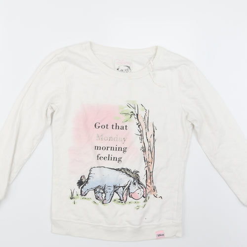 Tesco Womens White   Pullover Jumper Size 6