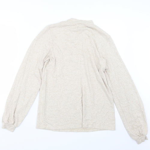 Very Womens Beige  Knit Pullover Jumper Size 10