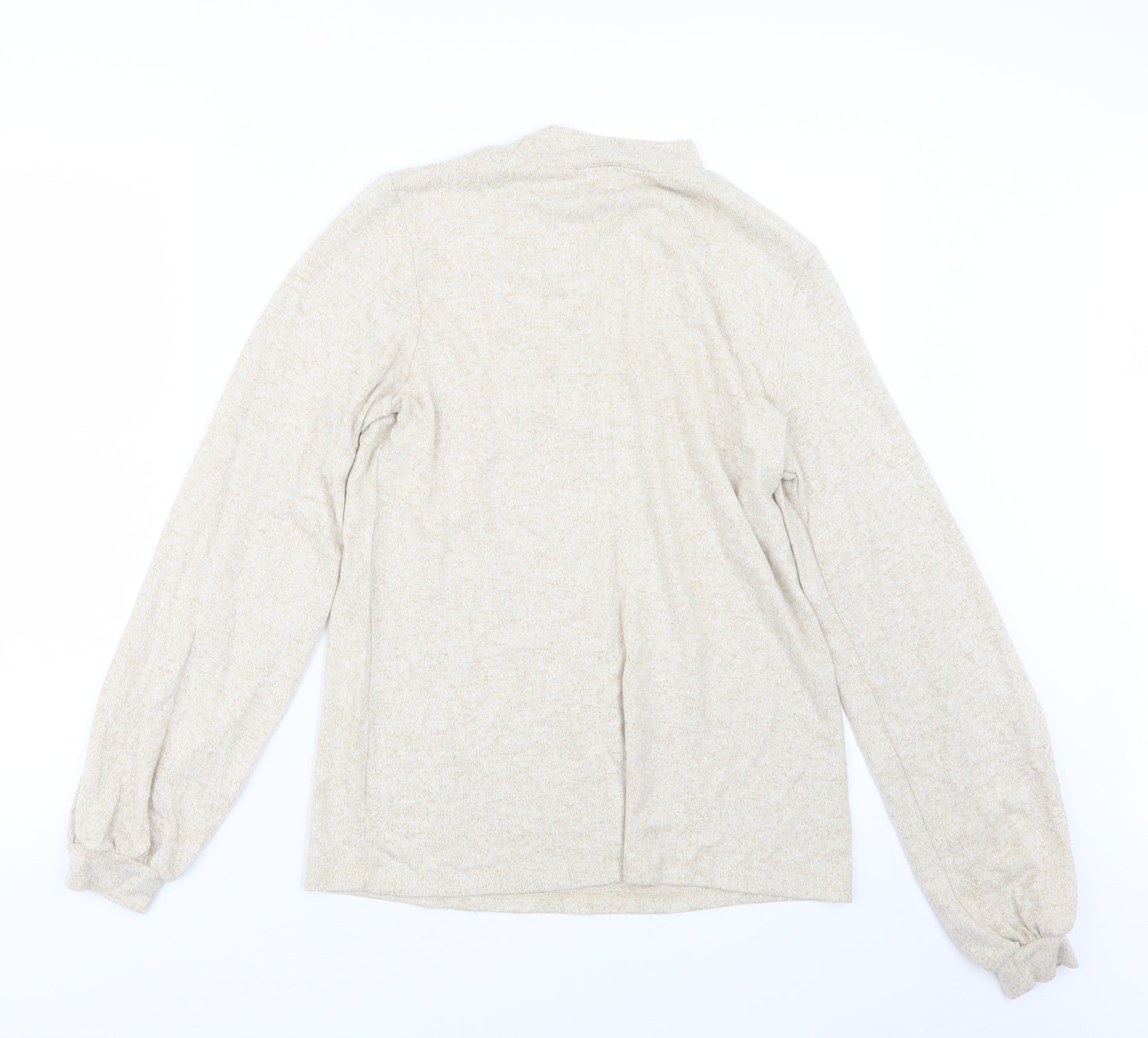 Very Womens Beige  Knit Pullover Jumper Size 10