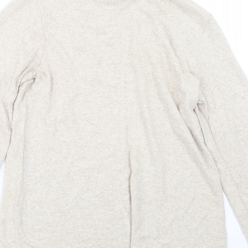 Very Womens Beige  Knit Pullover Jumper Size 10