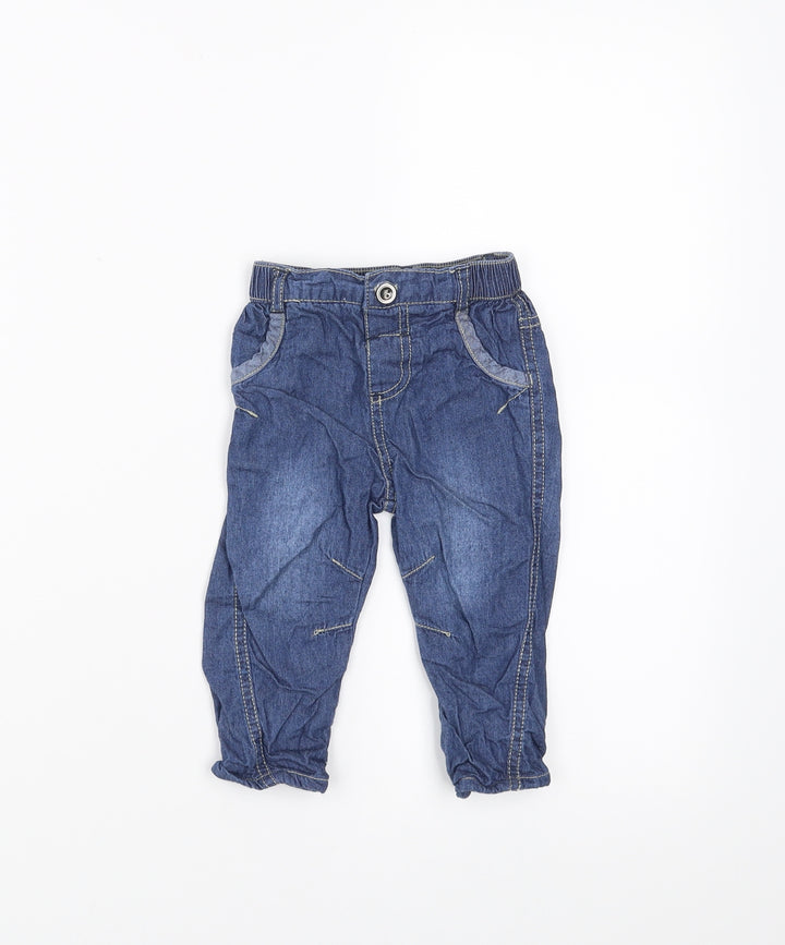 George Baby Blue  Denim  Jeans Size 6-9 Months