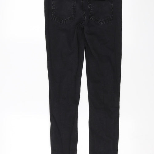Warehouse Womens Black  Denim Skinny Jeans Size 8 L29 in