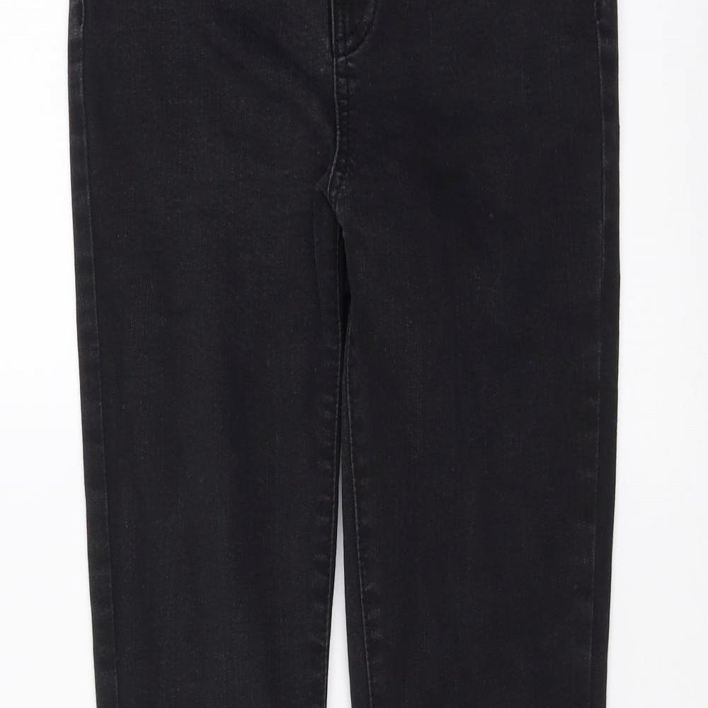 Warehouse Womens Black  Denim Skinny Jeans Size 8 L29 in