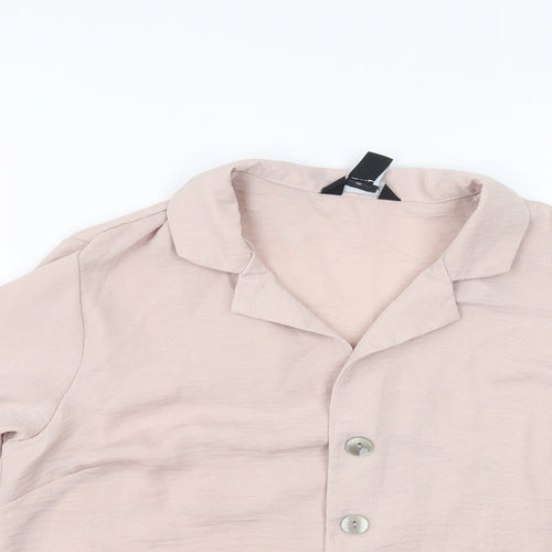 New Look Womens Pink   Basic Blouse Size 10