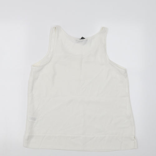 Primark Womens White   Basic Tank Size 10