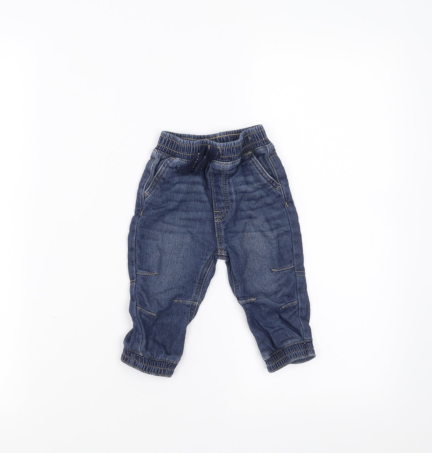 George Baby Blue  Denim Jogger Jeans Size 6-9 Months