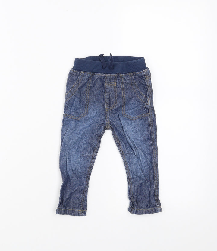 George Baby Blue  Denim Jogger Jeans Size 6-9 Months