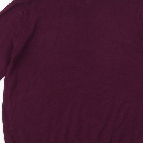 Marks and Spencer Mens Purple   Pullover Jumper Size S