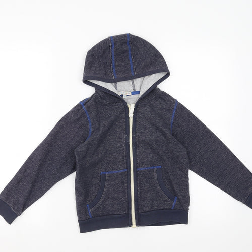 Indigo Collection Boys Blue   Full Zip Hoodie Size 6-7 Years