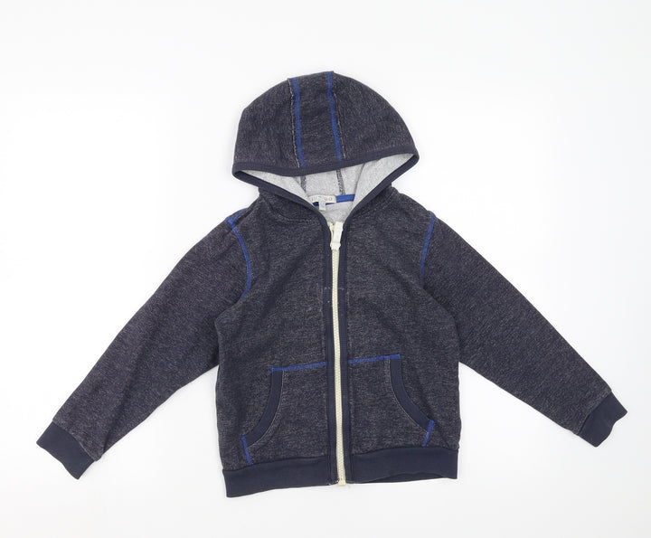 Indigo Collection Boys Blue   Full Zip Hoodie Size 6-7 Years
