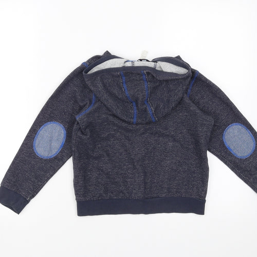 Indigo Collection Boys Blue   Full Zip Hoodie Size 6-7 Years