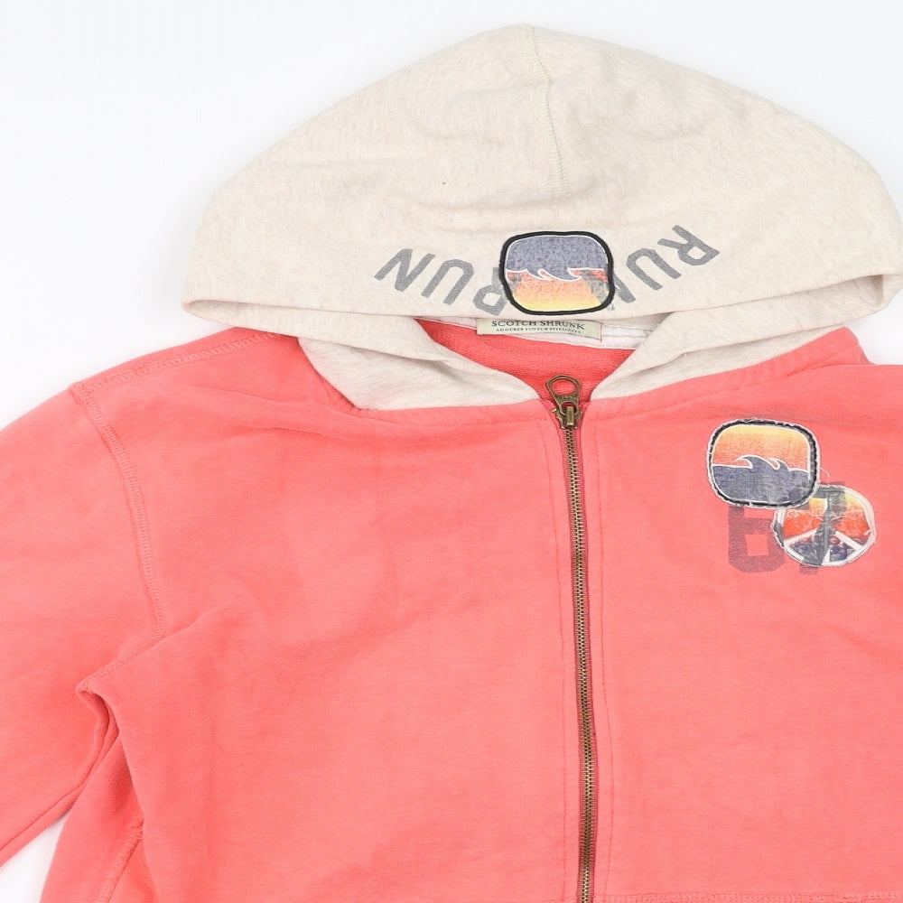 Scotch Shrunk Womens Pink   Full Zip Hoodie Size 14  - surfing