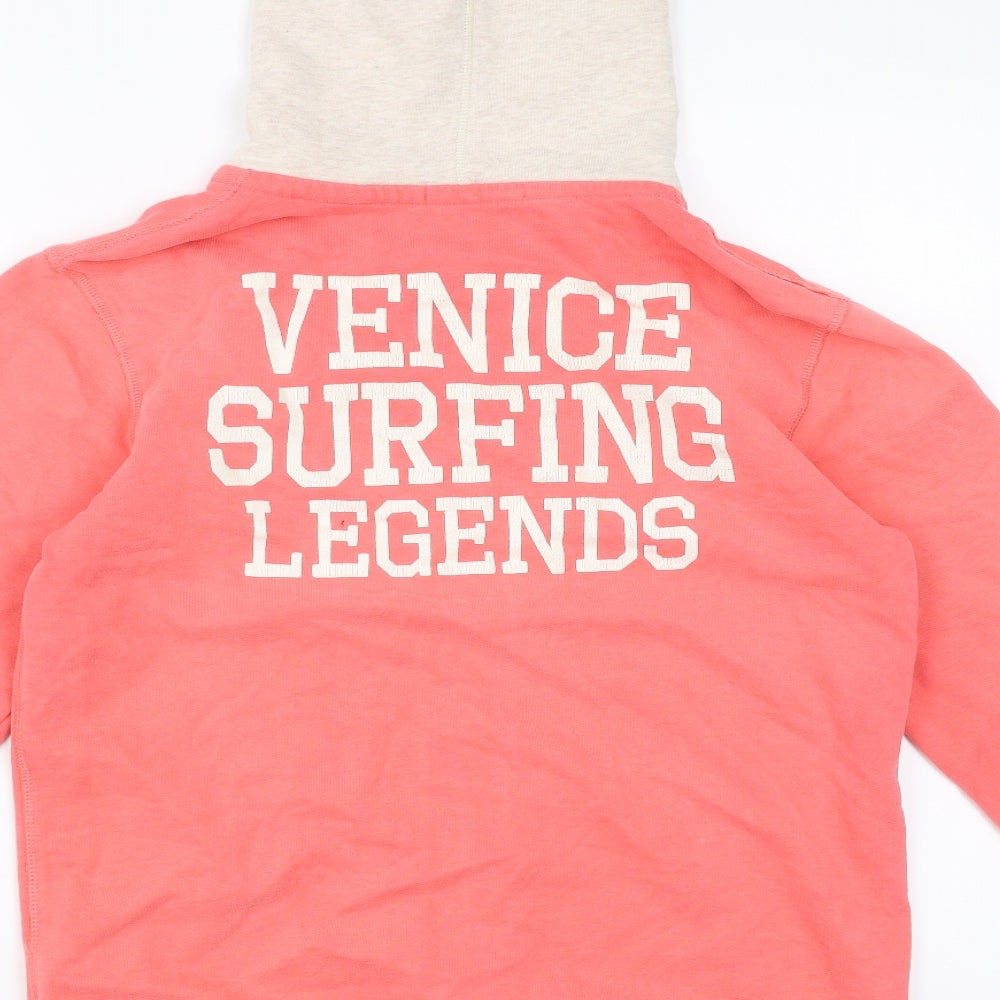 Scotch Shrunk Womens Pink   Full Zip Hoodie Size 14  - surfing