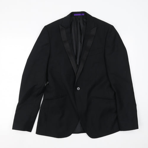 New Look Mens Black   Jacket Suit Jacket Size 36