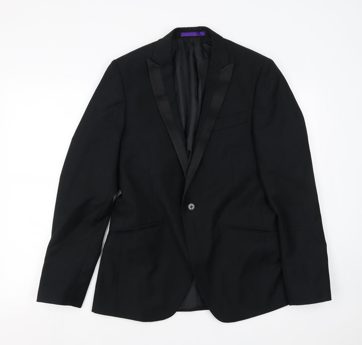 New Look Mens Black   Jacket Suit Jacket Size 36
