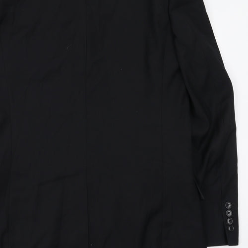 Preworn Mens Black   Jacket Suit Jacket Size 40