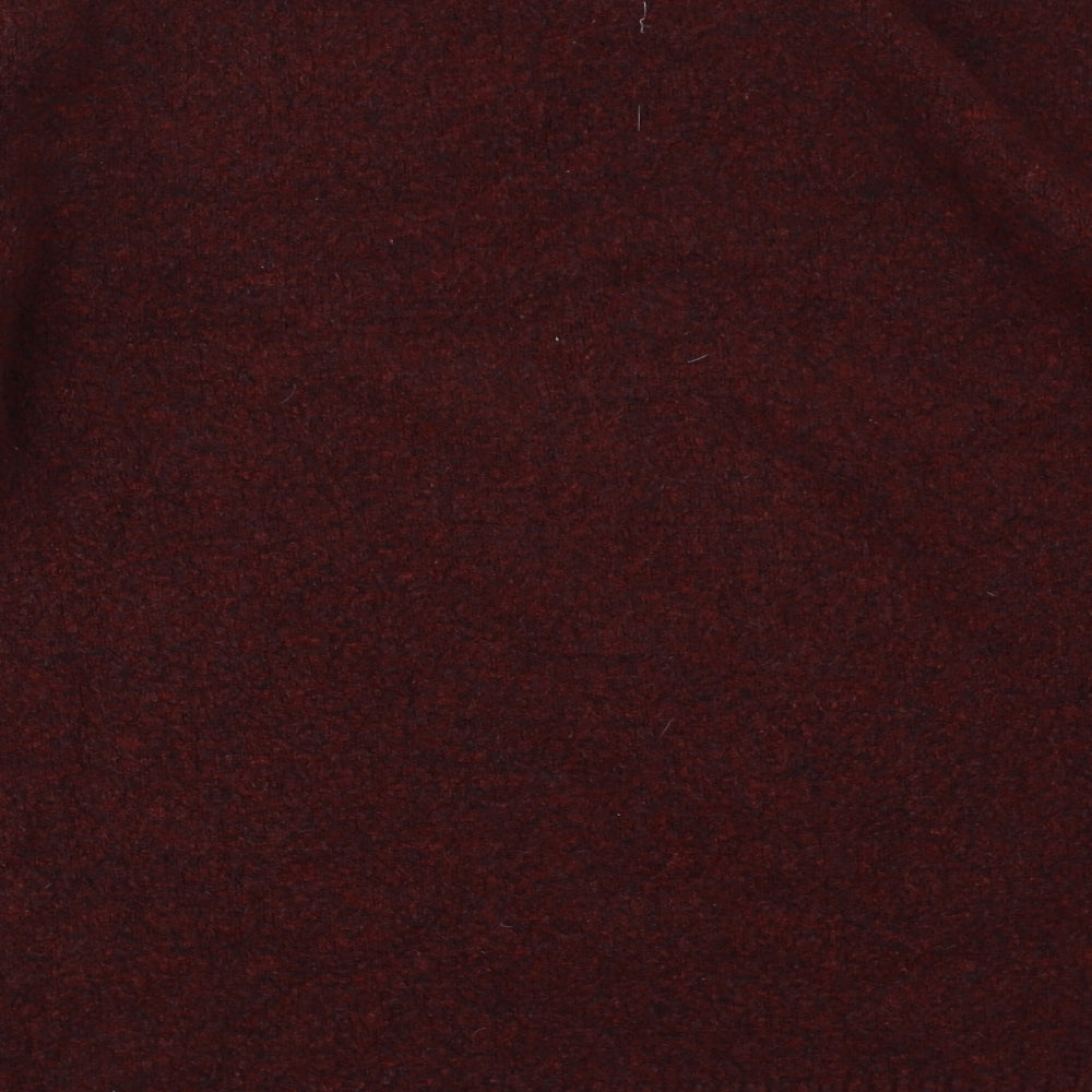 H&M Womens Brown   Pullover Jumper Size S  - burgundy