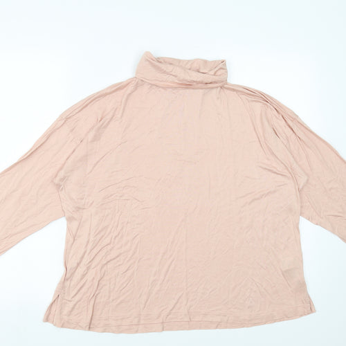 Marks and Spencer Womens Pink   Basic T-Shirt Size 16
