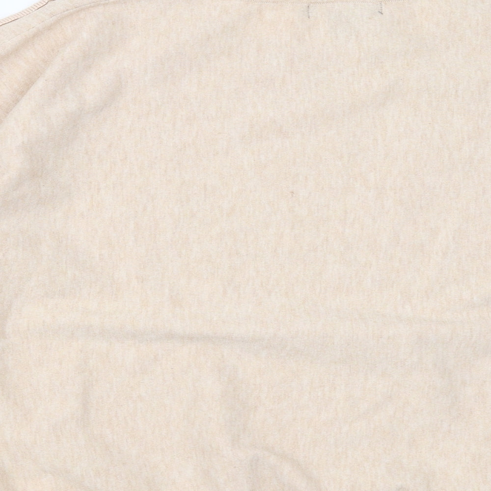Primark Womens Beige   Pullover Jumper Size XL  - beaded sleeves