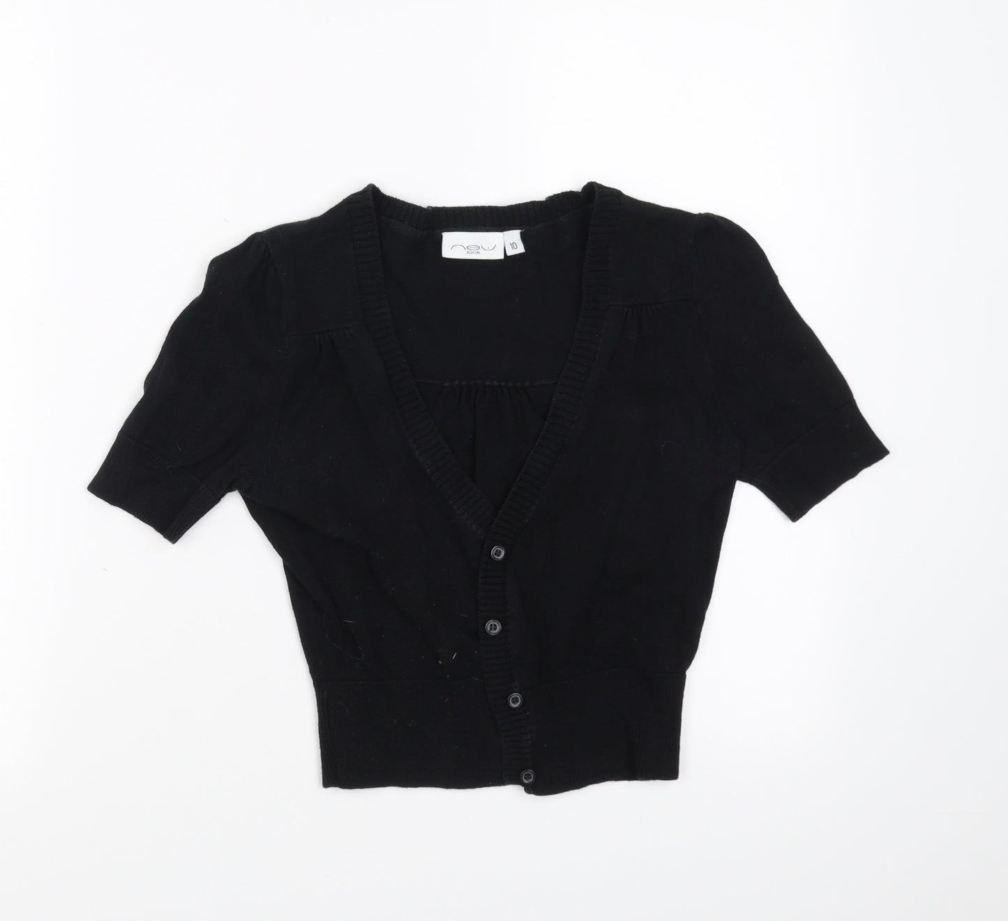 New Look Womens Black   Cardigan Jumper Size 10