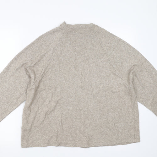 H&M Womens Beige   Pullover Jumper Size M