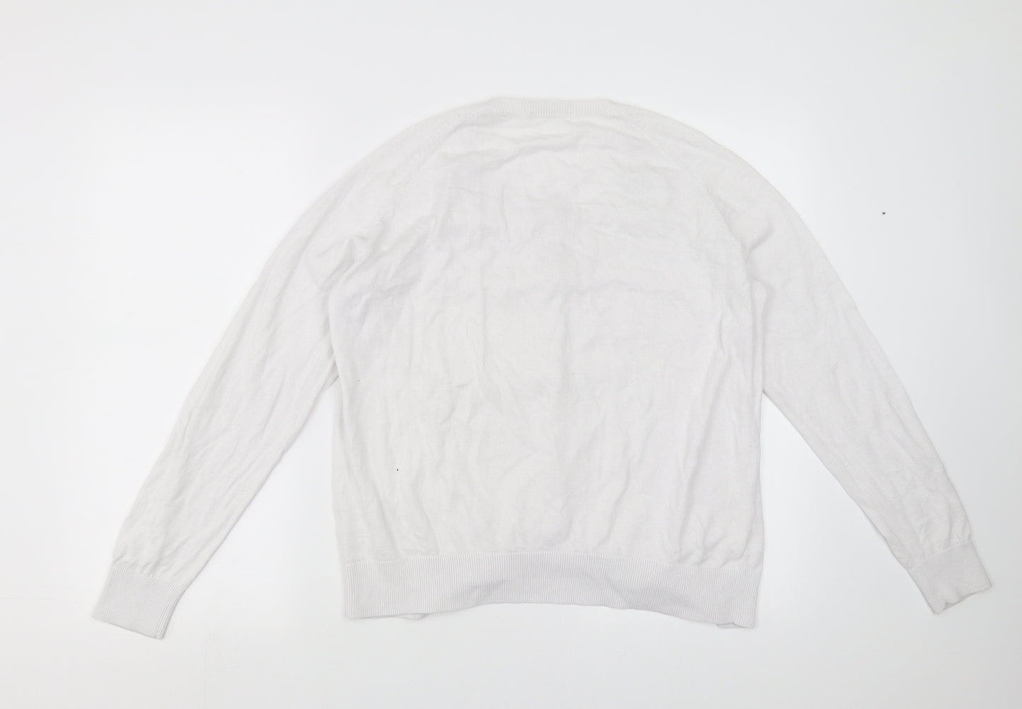 Sainsburys Womens White   Cardigan Jumper Size 16