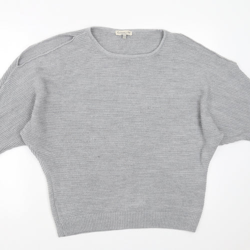 F&F Womens Grey   Pullover Jumper Size 12