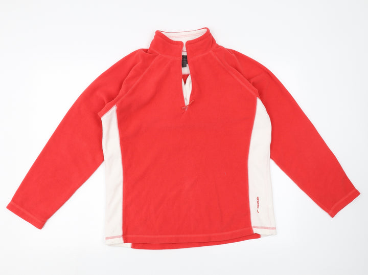Mountain Life Womens Red Pullover Jumper Size 12
