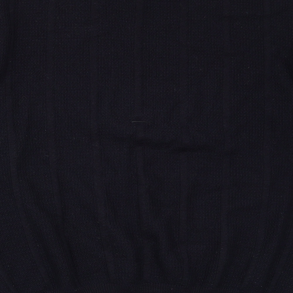 Elkjaer Mens Blue Striped  Pullover Jumper Size XL