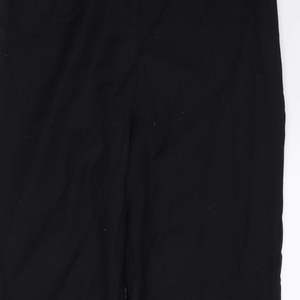 Gunex Womens Black   Trousers  Size 12 L27 in