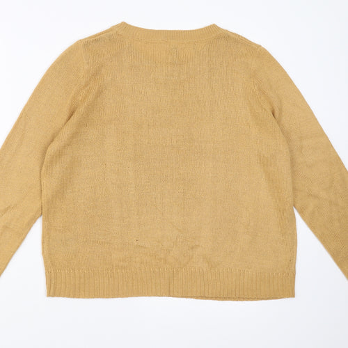 Divided by H&M Womens Beige   Pullover Jumper Size L