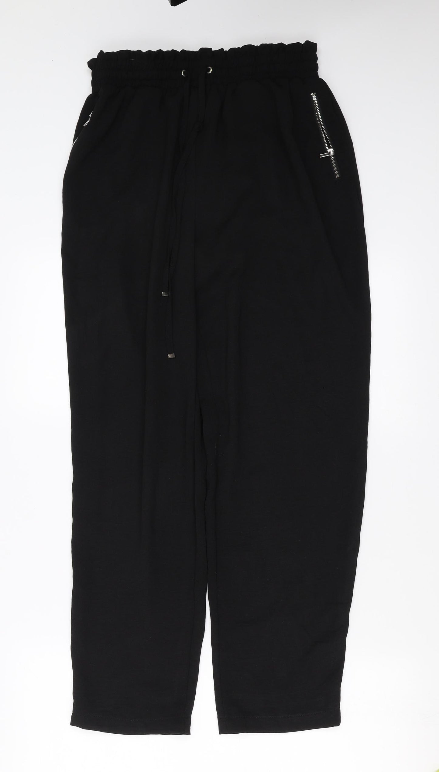 New Look Womens Black   Trousers  Size 12 L28 in