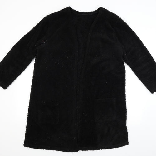 Preworn Womens Black   Wrap Jumper Size L