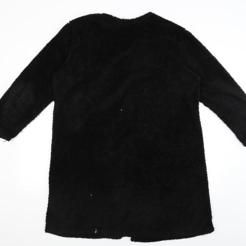 Preworn Womens Black   Wrap Jumper Size L