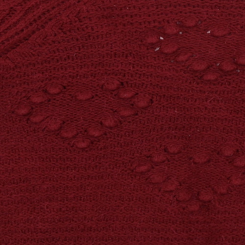 River Island Girls Red   Wrap Jumper Size 11-12 Years