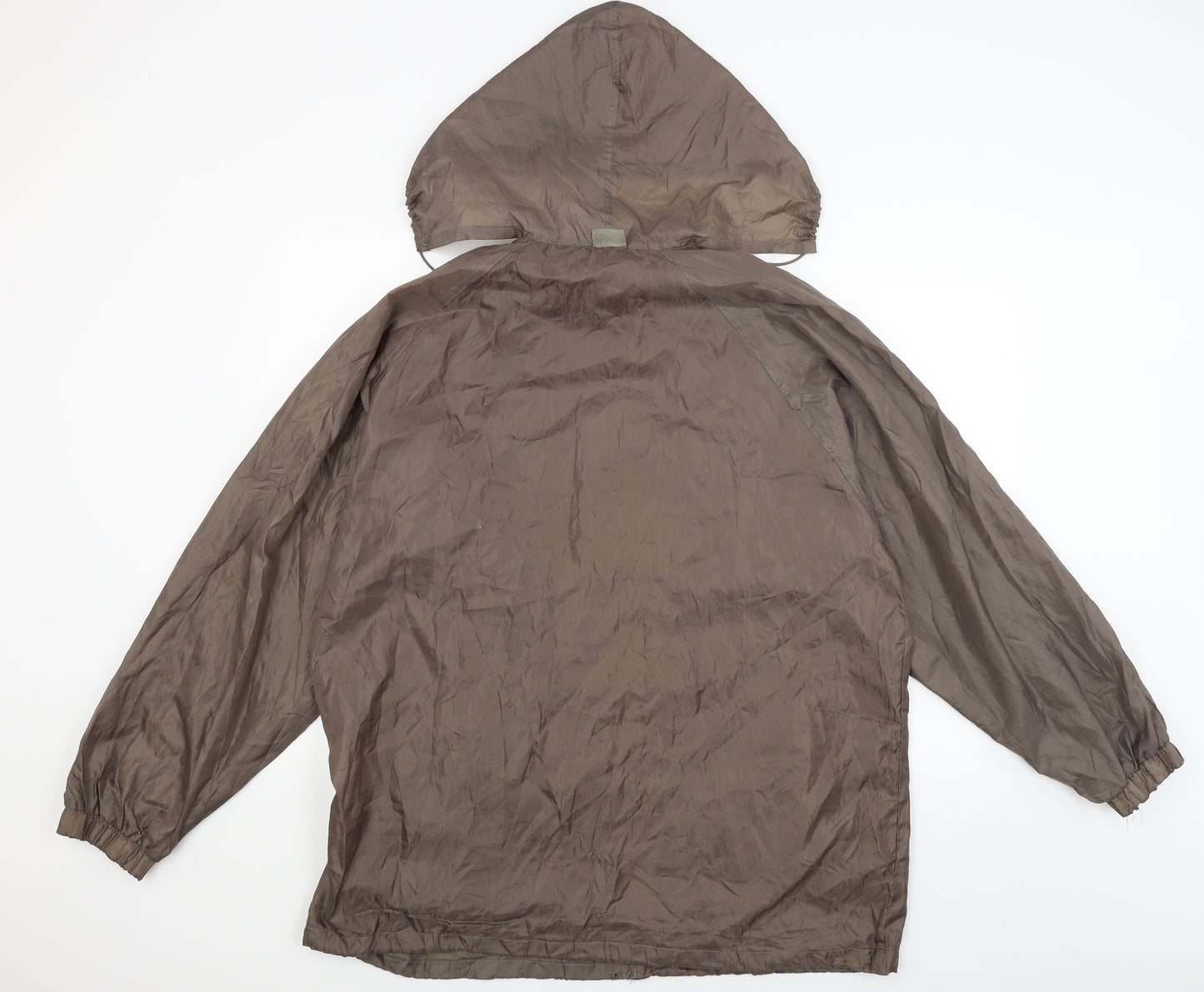 Preworn Mens Brown   Rain Coat Coat Size 2XL