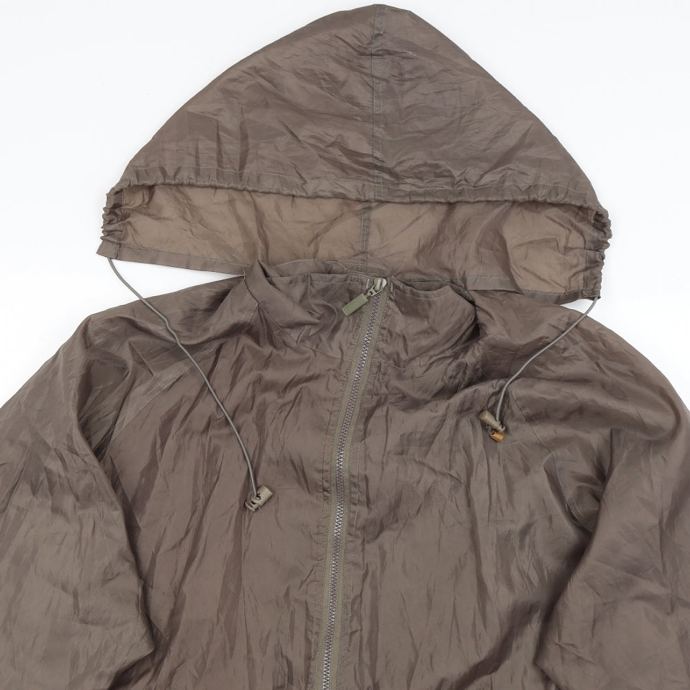 Preworn Mens Brown   Rain Coat Coat Size 2XL
