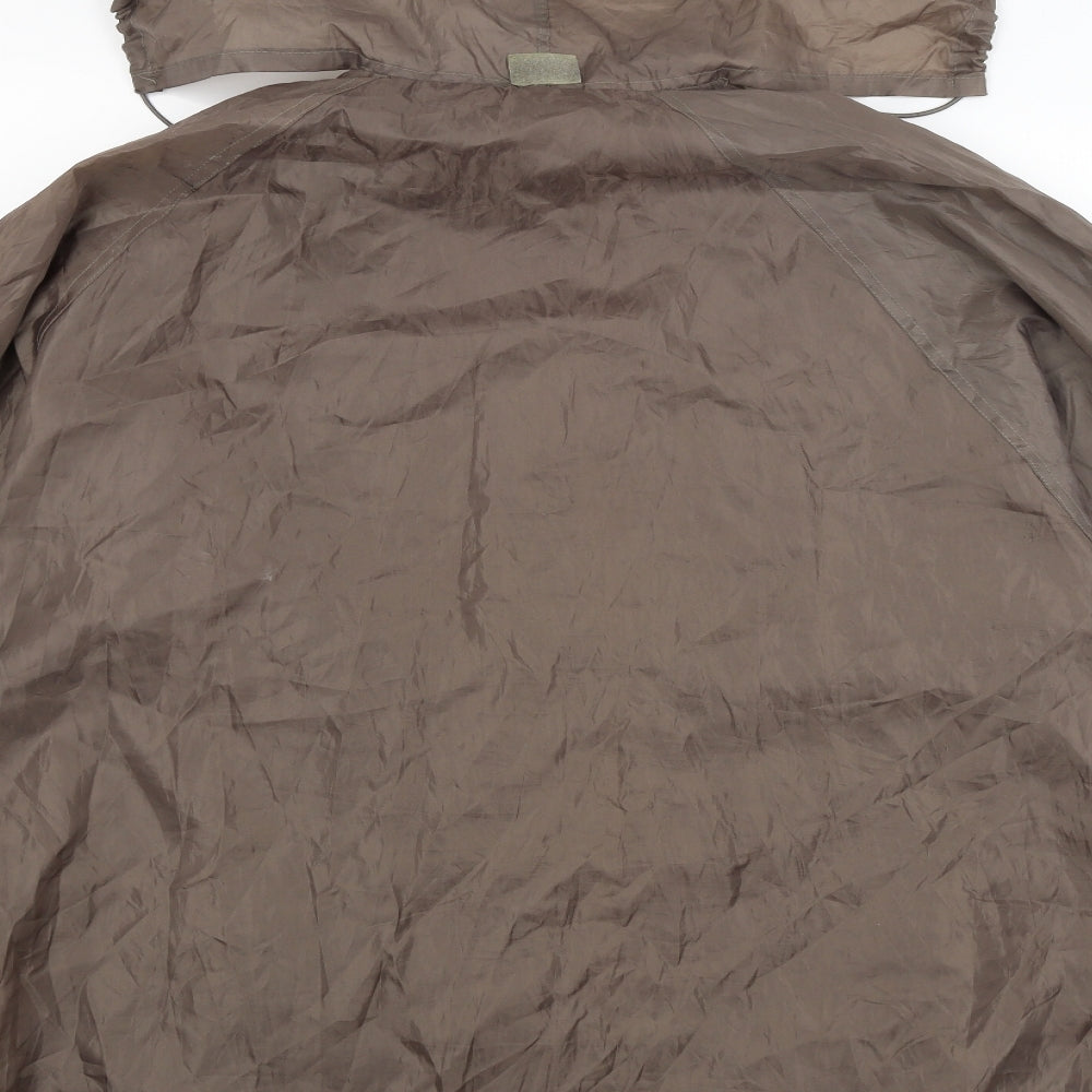 Preworn Mens Brown   Rain Coat Coat Size 2XL