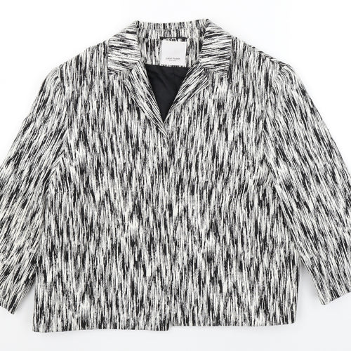 Great Plains Womens White   Jacket Blazer Size 14