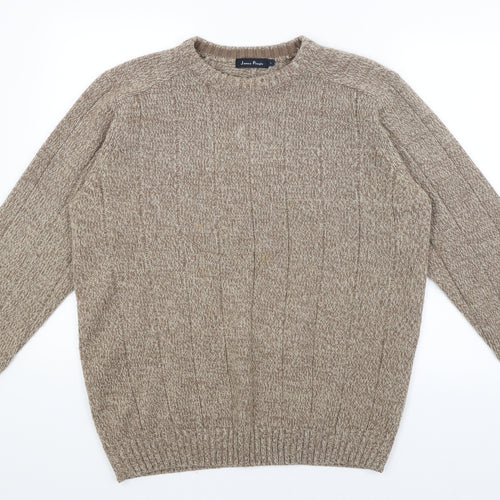 James Pringle Mens Brown   Pullover Jumper Size L