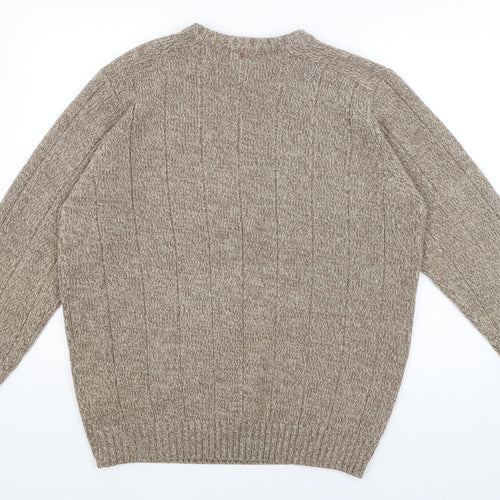 James Pringle Mens Brown   Pullover Jumper Size L