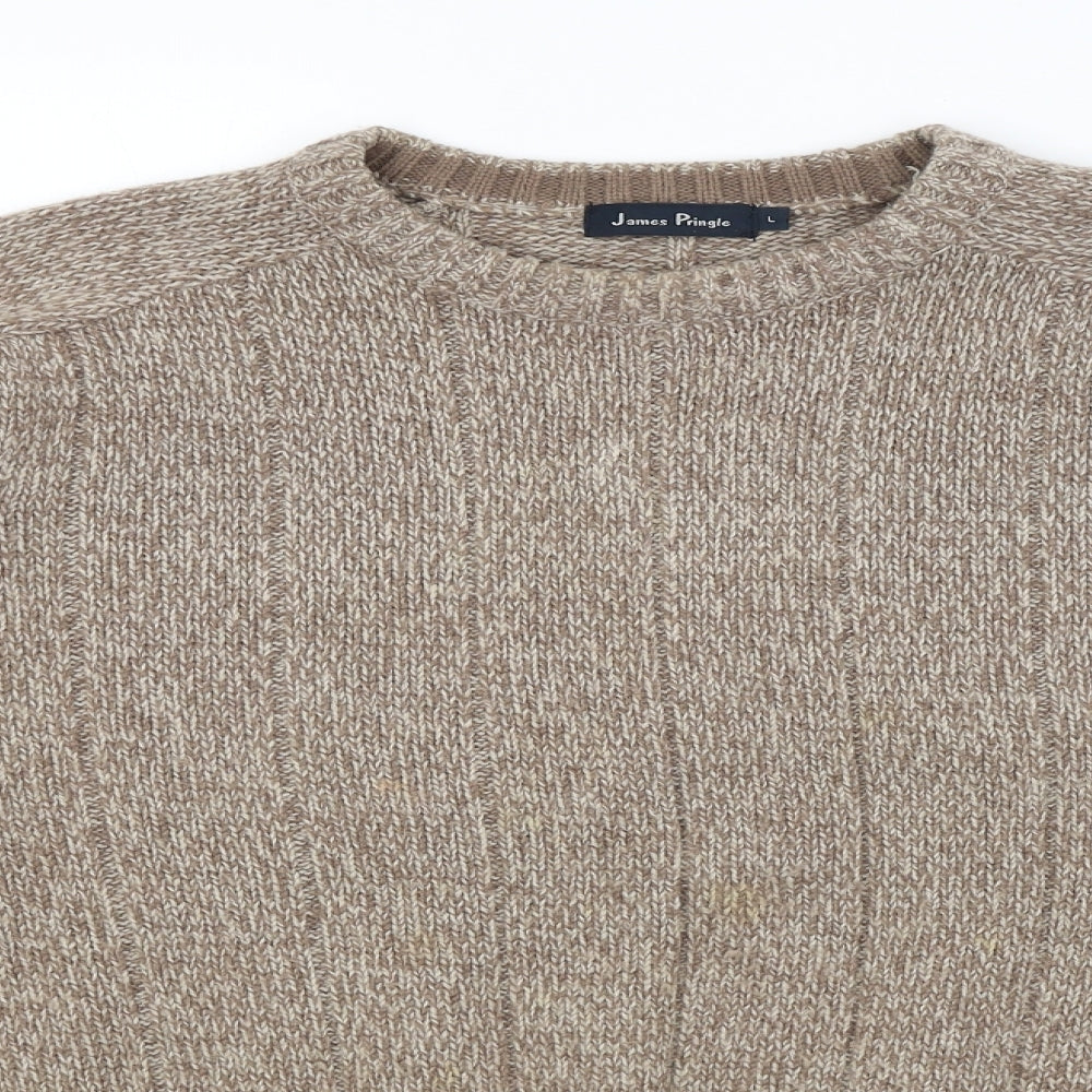 James Pringle Mens Brown   Pullover Jumper Size L