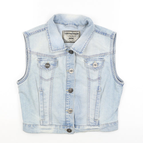Internacionale Womens Blue   Jacket  Size 8