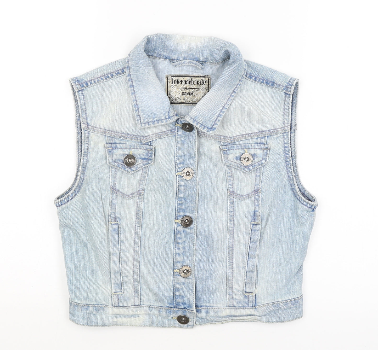 Internacionale Womens Blue   Jacket  Size 8