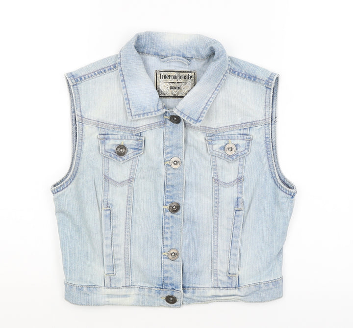 Internacionale Womens Blue   Jacket  Size 8