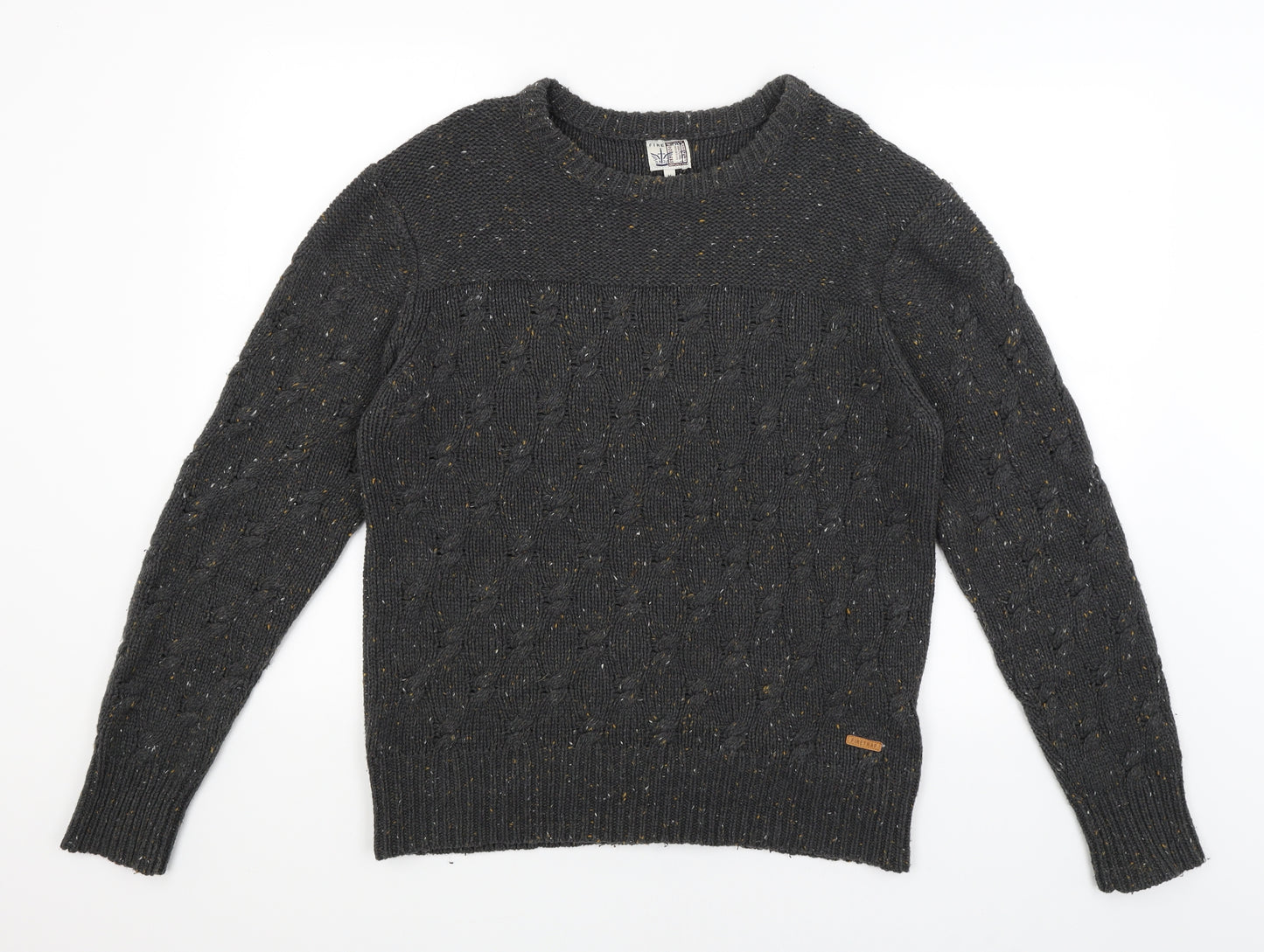 Firetrap Mens Grey   Pullover Jumper Size M