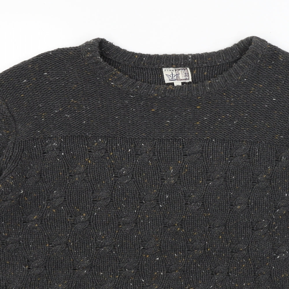Firetrap Mens Grey   Pullover Jumper Size M